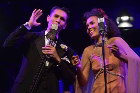 Deutscher Synchronpreis 2019 David Hermlin mit seiner Schwester Rachel Verleihung des Deutschen Synchronpreises 2019 im TIP am Knazlermat in Berlin am 23.05.2019