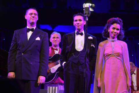 Deutscher Synchronpreis 2019 Andrej Hermlin, Bandleader, David Hermlin mit seiner Schwester Rachel Verleihung des Deutschen Synchronpreises 2019 im TIP am Knazlermat in Berlin am 23.05.2019