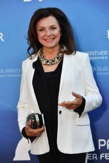 Uschi DAEMMRICH VON LUTTITZ (Moderatorin), Einzelbild,angeschnittenes Einzelmotiv,Halbfigur,halbe Figur. Roter Teppich,Red Carpet,Bayerischer Fernsehpreis 2019 am 24.05.2019.