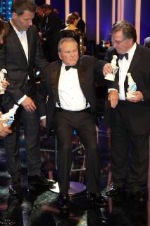 Fritz Wepper mit Bruder Elmar Wepper, Bayerischer Fernsehpreis 2019 im Prinzregententheater in Muenchen am 25.05.2019