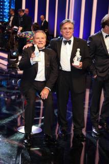 Fritz Wepper mit Bruder Elmar Wepper, Bayerischer Fernsehpreis 2019 im Prinzregententheater in Muenchen am 25.05.2019