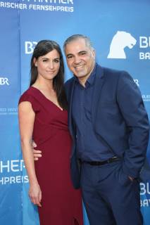 Aiman Abdallah mit Ehefrau Sabine, Bayerischer Fernsehpreis 2019 im Prinzregententheater in Muenchen am 25.05.2019