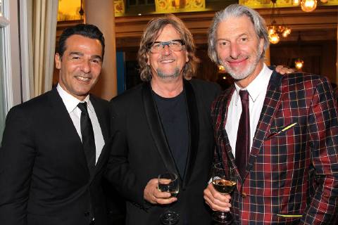 Erol Sander, Martin Krug und Rufus Beck bei der Verleihung vom Bayerischen Fernsehpreis am 24.05.2019 im Prinzregententheater in München Bayerischer Fernsehpreis 2019 in Muenchen