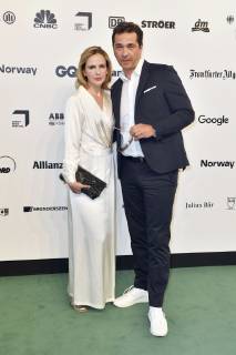 Denise Zich und Andreas Elsholz bei der Verleihung der Green Awards 2019 im Flughafen Berlin-Tempelhof. Berlin, 24.05.2019