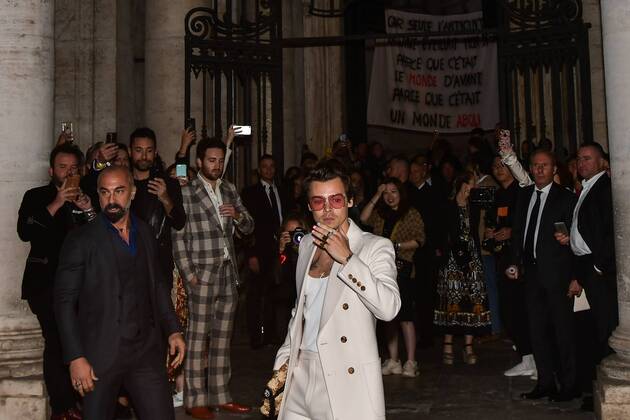 Entertainment Themen der Woche KW22 Rome, Gucci Parade at the Capitoline Museums. In the photo: Harry Styles  Copyright: xRomax xIPAx xRomax