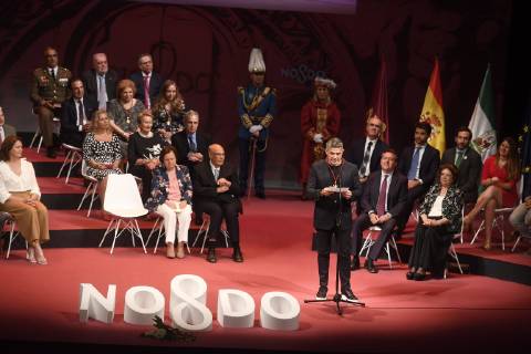 The singer Alejandro Sanz receives the gold medal of the city of Seville that names him as an adopted son, Thursday, May 30, 2019 Cordon Press
