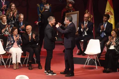The singer Alejandro Sanz receives the gold medal of the city of Seville that names him as an adopted son, Thursday, May 30, 2019 Cordon Press