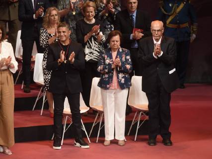 The singer Alejandro Sanz receives the gold medal of the city of Seville that names him as an adopted son, Thursday, May 30, 2019 Cordon Press