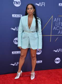 Honoree Melina Matsoukas arrives for American Film Institute s 47th annual Life Achievement Award tribute gala to actor Denzel Washington at the Dolby Theatre in the Hollywood section of Los Angeles on June 6, 2019.  LAP2019060634 JIMxRUYMEN