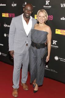 Jerry Kwarteng und Nova Meierhenrich beim Studio Hamburg Nachwuchspreis 2019 im Thalia Theater. Hamburg, 06.06.2019