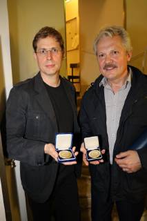 Verleihung der Marietta und Friedrich Torberg Medaille Wien, Theater in der Josefstadt, 12. 06. 2019 Herbert FÖTTINGER, Daniel KEHLMANN