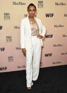 12 June 2019 - Beverly Hills, California - Melanie Liburd. Women In Film Annual Gala 2019 Presented By Max Mara held at Beverly Hilton Hotel. Photo Credit: Birdie Thompson AdMedia 241683 2019-06-12 California Beverly Hills Etats-Unis  Copyright: xAdMediax STAR_241683_126