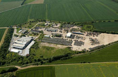 Luftbilder ROCKENSUSSRA, 05.06.19, Panzerfriedhof Battle Tank Dismantling GmbH K