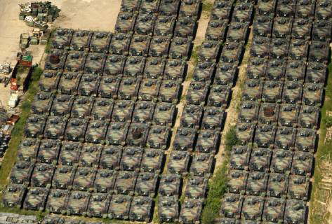 Luftbilder ROCKENSUSSRA, 05.06.19, Panzerfriedhof Battle Tank Dismantling GmbH K