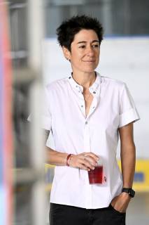Dunja Hayali spricht auf dem 37. Deutschen Evangelischen Kirchentag 2019 in der Eissporthalle. Dortmund, 21.06.2019