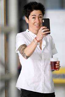 Dunja Hayali spricht auf dem 37. Deutschen Evangelischen Kirchentag 2019 in der Eissporthalle. Dortmund, 21.06.2019