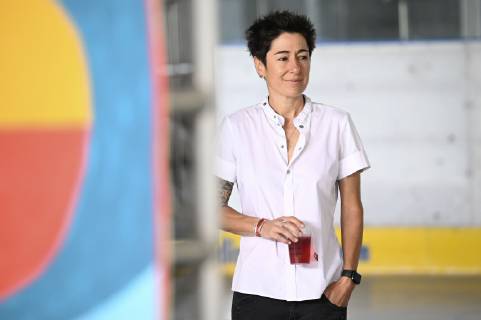 Dunja Hayali spricht auf dem 37. Deutschen Evangelischen Kirchentag 2019 in der Eissporthalle. Dortmund, 21.06.2019