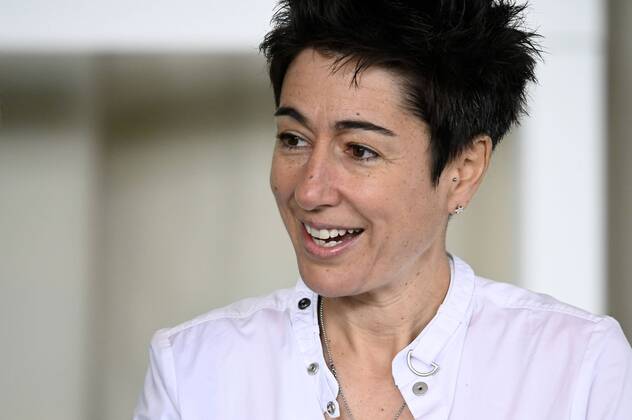 Dunja Hayali spricht auf dem 37. Deutschen Evangelischen Kirchentag 2019 in der Eissporthalle. Dortmund, 21.06.2019