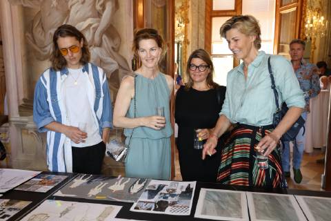 Austrian Art Award DFG Wien, Modeschule Hetzendorf, 26. 06. 2019 Pierre SARKOZY, Michel MAYER, Lilli HOLLEIN, Desiree Treichl STÜRGKH
