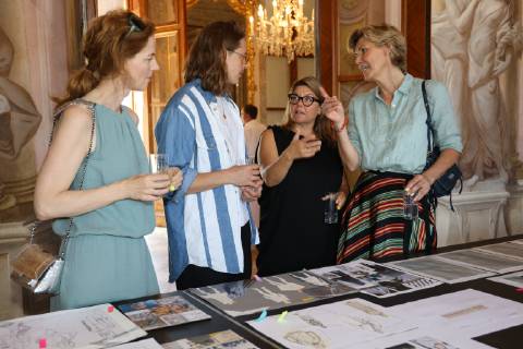 Austrian Art Award DFG Wien, Modeschule Hetzendorf, 26. 06. 2019 Pierre SARKOZY, Michel MAYER, Lilli HOLLEIN, Desiree Treichl STÜRGKH