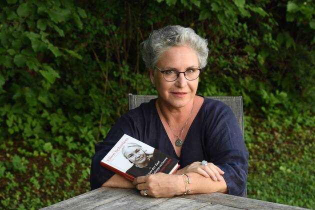 Entertainment Themen der Woche KW26 Katerina Jacob Schauspielerin Tochter von Ellen Schwiers schrieb das Vorwort Muenchen 26.06.19 Zierer Communications Effnerstrasse Pressebrunch mit Katerina Jacob Biografie von Ellen Schwiers Buchvorstellung. Dich hat der Esel im Galopp Verloren. Jacob