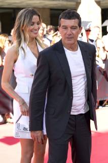 Antonio Banderas mit Lebenspartnerin Nicole Kimpel bei der CineMerit-Gala zu Ehren von Antonio Banderas mit der Premiere von Leid und Herrlichkeit Dolor y gloria auf dem 37. Filmfest München 2019 im Festivalzentrum Gasteig. München, 29.06.2019