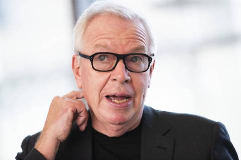 Architekt David Chipperfield in der James Simon Galerie waehrend einer Pressevorschau am 1. Juli 2019. Pressevorschau James Simon Galerie in Berlin