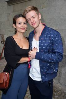 Timur Bartels mit Freundin Michelle Math beim Thomas Sabo Fashion Cocktail im Rahmen der Mercedes Benz Fashion Week Spring Summer 2020 im Hotel Oderberger Schwimmhalle in Berlin am 03.07.2019