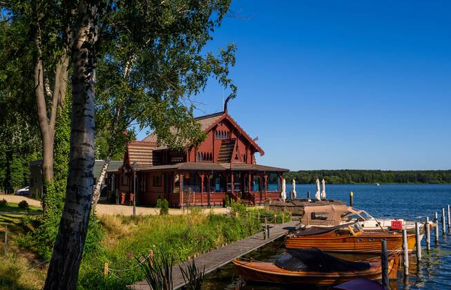 Potsdam Landeshauptstadt Brandenburg 26.07.2019 Kaiserliche Matrosenstation KONGSNAES Potsdam Ventahalle wird am Montag den 29.07.2019 eröffnet Gastronom und Kongsnaes-Pächter Joseph Laggner ein Restaurant Bauherr ist der Gastronom und Kongsnaes-Pächter Joseph Laggner KONGSNAES bedeutet Landzunge des Königs Bauherr und Eigentümer ist der Berliner Berliner Juwelier Michael Linckersdorff copyright camera4 Eberhard Thonfeld
