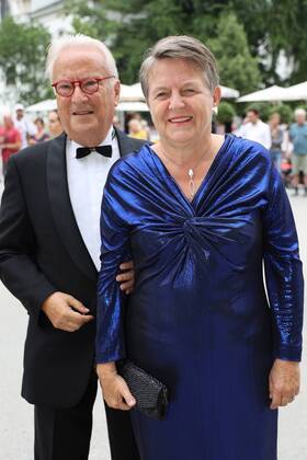 Salzburger Festspiele Premiere von Adriana Lecouvreur Salzburg, 28. 07. 2019 Hannes SWOBODA, Brigitte EDERER