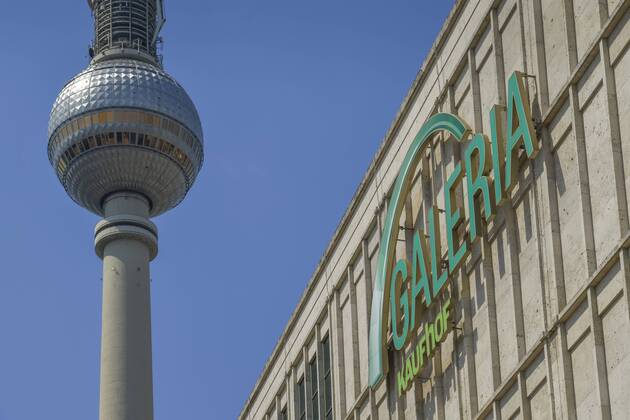 Fernsehturm, Galeria Kaufhof, Alexanderplatz, Mitte, Berlin, Deutschland