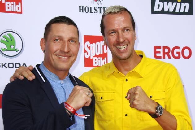 Entertainment Bilder des Tages Stefan Kretzschmar und Pascal Hens bei der Verleihung vom Sport Bild Award am 19.08.2019 in Hamburg Sport Bild Awards 2019 Verleihung in Hamburg