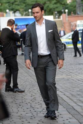 Hamburg, der 19.08.2019 Felix Neureuther auf dem Weg zur Verleihung des Sport Bild Awards 2019 in Hamburg. Die feierliche Gala fand im der Fischauktionshalle statt. Prominente Gäste beim Sportbild Award 2019 in Hamburg, Hamburg-St. Pauli Hamburg Deutschland