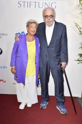 Brigitte Janner und Hajo Gies bei der Verleihung des Götz George Preises 2019 in der Astor Film Lounge. Berlin, 19.08.2019