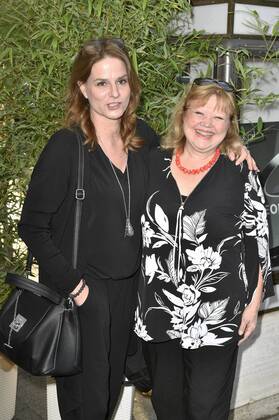 Susann Uplegger und Franziska Troegner bei der Verleihung des Götz George Preises 2019 in der Astor Film Lounge. Berlin, 19.08.2019
