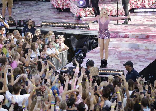 Entertainment Themen der Woche KW34 Entertainment Bilder des Tages Taylor Swift performs on the Good Morning America Show at the Rumsey Playfield SummerStage in Central Park in New York City on Thursday, August 22, 2019.  NYP20190822102 JOHNxANGELILLO