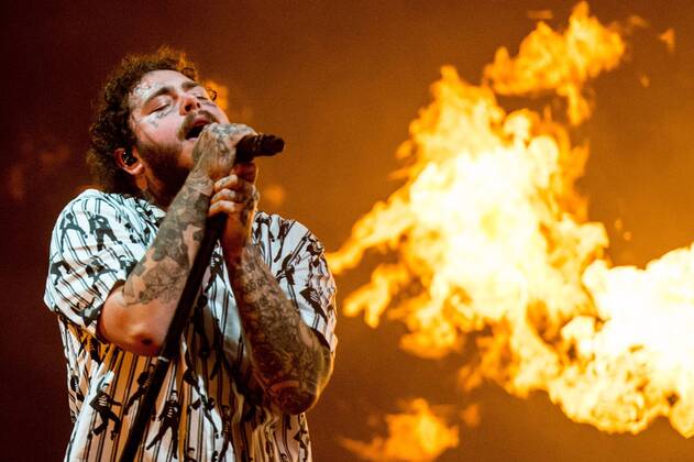 Entertainment Themen der Woche KW34 Entertainment Bilder des Tages August 25, 2019: Post Malone headlines Leeds Festival 2019, Leeds, United Kingdom on August 25th 2019  - ZUMAr152 20190825_zaa_r152_032 Copyright: xOm1x