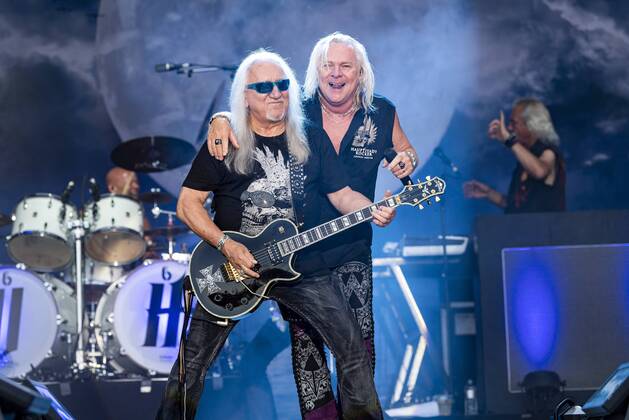 Entertainment Bilder des Tages 30.08.2019, Riverside - Festival, Uriah Heep, Bernie Shaw, Aarburg Aargau Schweiz Copyright: xJustPictures.ch HPxRoosx