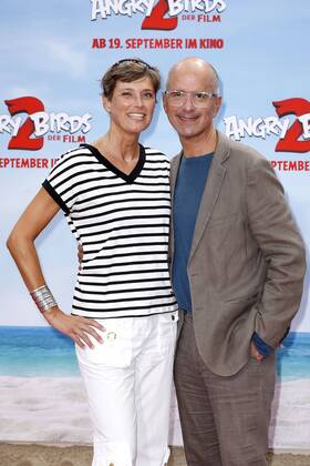 Christoph Maria Herbst und seine Ehefrau Gisi bei der Angry Birds 2- Der Film Kino Premiere am 1.09.2019 in Berlin Angry Birds 2- Der Film Filmpremiere in Berlin