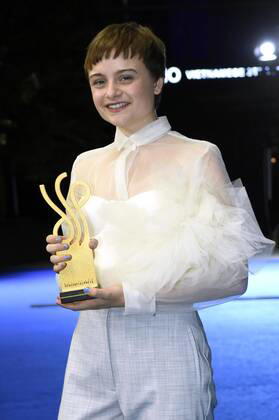 Lena Urzendowsky bei der Verleihung des Deutschen Schauspielpreises 2019 im Zoo Palast. Berlin, 13.09.2019