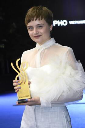 Lena Urzendowsky bei der Verleihung des Deutschen Schauspielpreises 2019 im Zoo Palast. Berlin, 13.09.2019