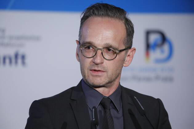 Außenminister Heiko Maas, Deutschland, Berlin, Roten Rathaus , Shimon Peres Preis 2019 für Akademie Führung & Kompetenz. Preisverleihung am 15.09.2019 in Berlin