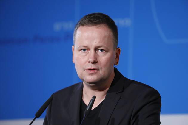 Dr. Klaus Lederer, DIE LINKE. Bürgermeister des Landes Berlin. Senator für Kultur und Europa des Landes Berlin, Deutschland, Berlin, Roten Rathaus , Shimon Peres Preis 2019 für Akademie Führung & Kompetenz. Preisverleihung am 15.09.2019