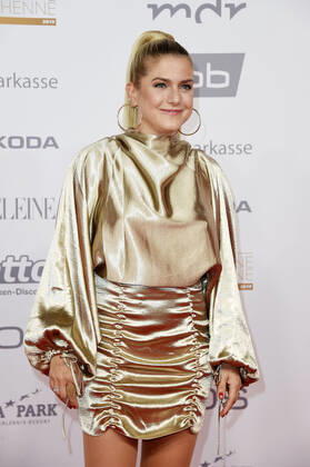 Jeanette Biedermann bei der 25. Verleihung der Goldenen Henne 2019 in der Leipziger Messe. Leipzig, 20.09.2019