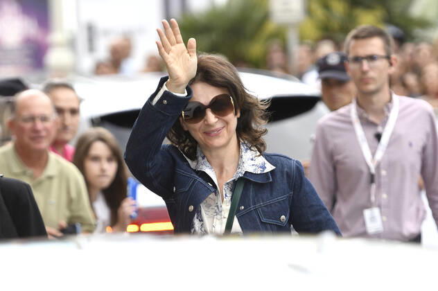Bilder des Jahres 2019, Entertainment 09 September Entertainment Themen der Woche KW38 Entertainment Bilder des Tages Juliette Binoche bei der Ankunft am Hotel Maria Cristina auf dem 67. Internationalen Filmfestival San Sebastian Festival Internacional de Cine de San Sebastian. San Sebastian, 21.09.2019