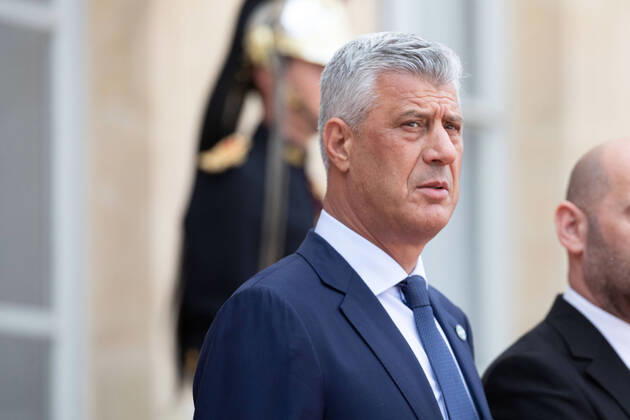 Kosovo President Hashim Thaci leaves after a lunch at the Elysee Palace after the funeral ceremony for late French President Jacques Chirac during a national day of mourning in Paris, France, September 30, 2019. Former French President Jacques Chirac died on September 26, 2019.  Copyright: xChristophexMorinx