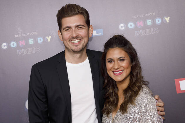 Christian Wackert und Steffi Brungs bei der Verleihung des 23. Deutschen Comedypreises 2019 im Studio in Köln Mühlheim. Köln, 02.10.2019