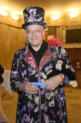 Rosa von Praunheim bei der Premiere des Schauspielmusicals Rio Reiser - Mein Name ist Mensch in der Komödie am Kurfürstendamm im Schiller Theater. Berlin, 06.10.2019