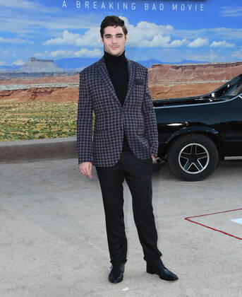 07 October 2019 - Westwood, California - RJ Mitte. Netflix s El Camino: A Breaking Bad Movie Los Angeles Premiere held at Regency Village Theater. Photo Credit: Birdie Thompson AdMedia 245901 2019-10-07 California Westwood Etats-Unis  Copyright: xAdMediax STAR_245901_148