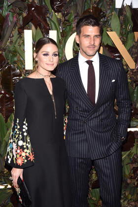 NEW YORK, NY- OCTOBER 29: Olivia Palermo and Johannes Huebl at WWD Honors at Intercontinental Barclay in New York City on October 29, 2019. Copyright: xJohnxPalmerx